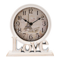 Hometime Mantel Clock - Love