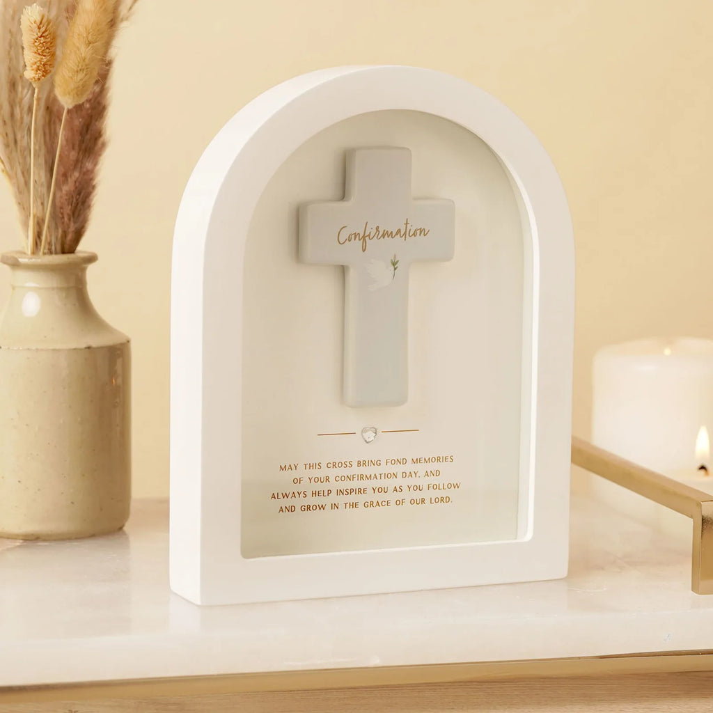 Faith & Hope Framed Plaque - Confirmation