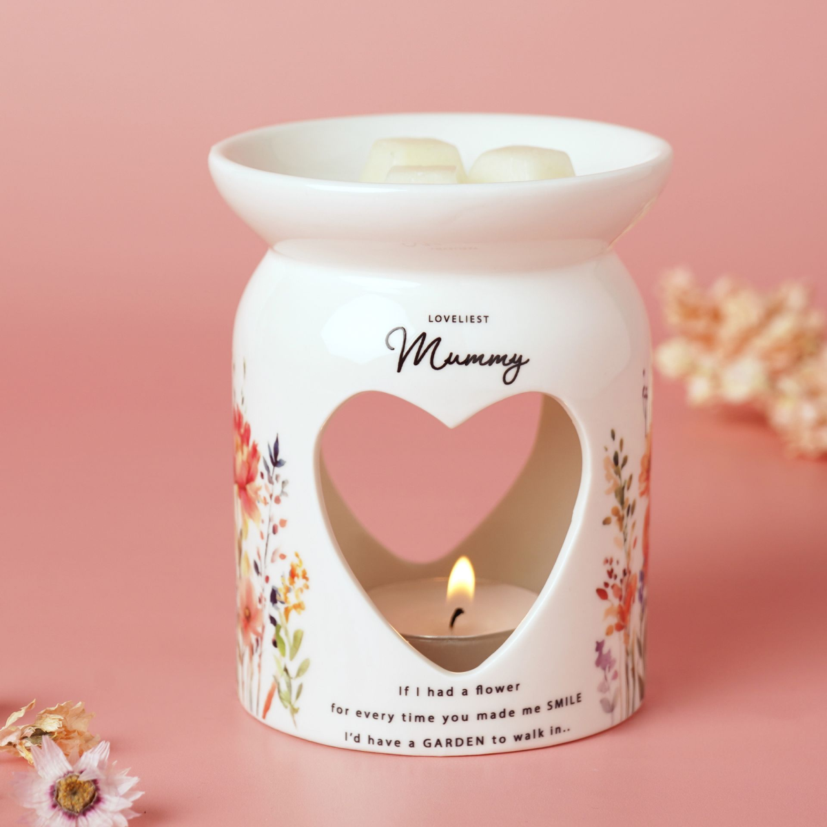The Cottage Garden Wax Melt Burner for Mummy