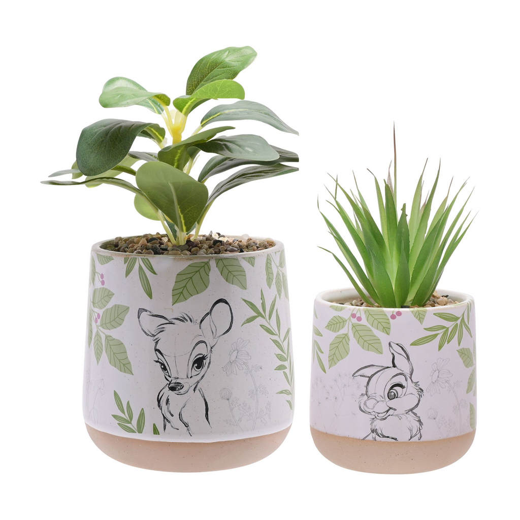 Disney Forest Friends Set of 2 Bambi Planters – product view 1