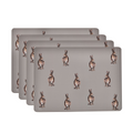 Meg Hawkins Set of 4 Placemats Hare