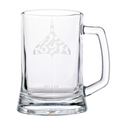 RAF Etched Glass Tankard - Vulcan