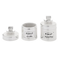 Hello Baby Silverplated Tooth & Curl Set Noah's Ark - Cream
