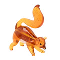 Objets D'art Miniature Glass Figurine - Squirrel