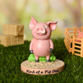 The Funny Farm Pig Figurine  "Kind of a Pig Deal"