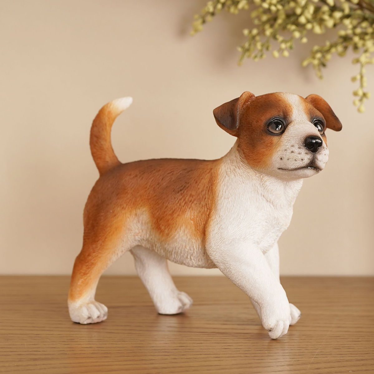 Best Of Breed Resin Jack Russell Puppy - 18cm