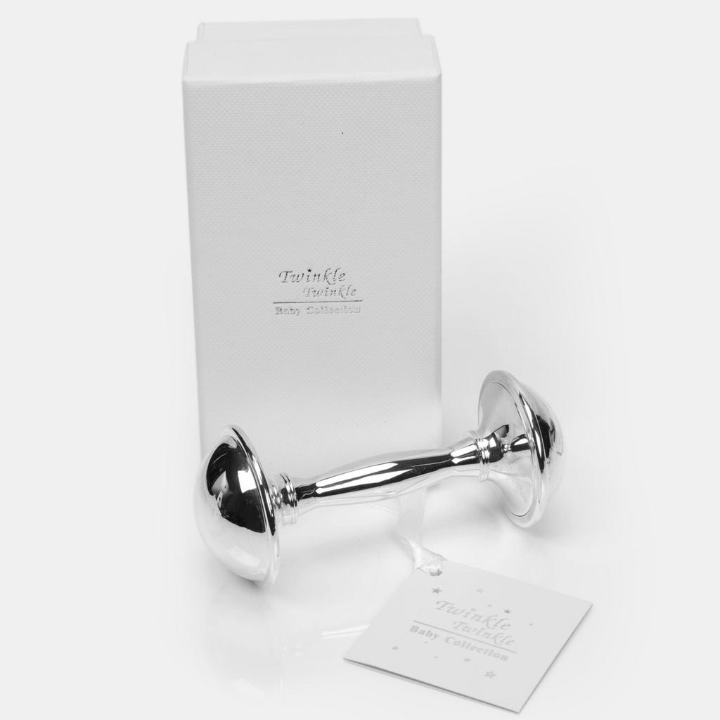 Twinkle Twinkle Silverplated Rattle