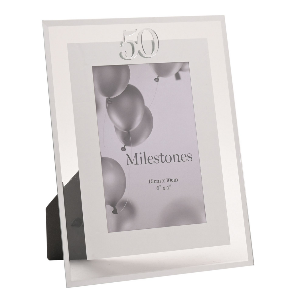 Milestones Mirror Border Frame 4" x 6" - 50