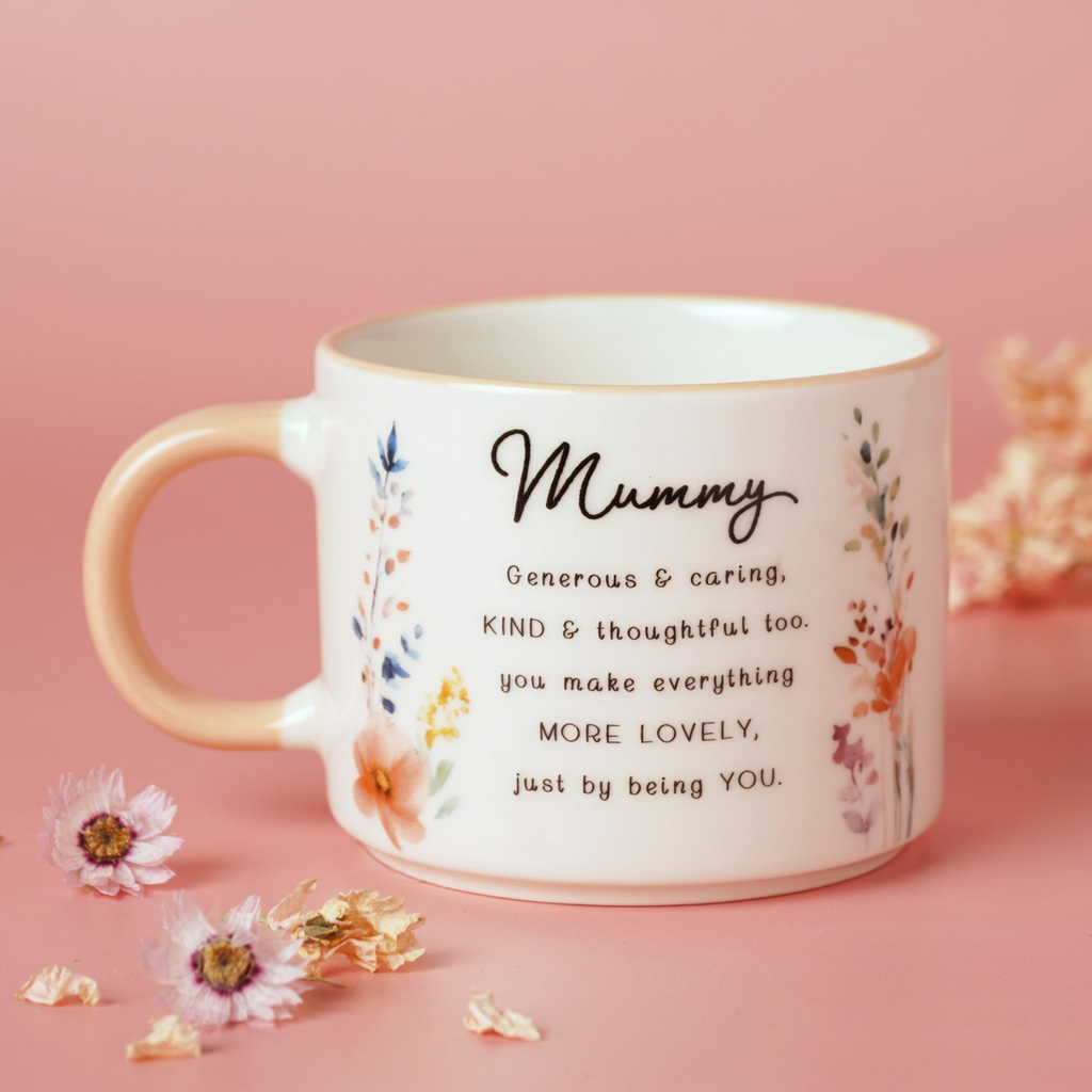 The Cottage Garden Peach Mug - Mummy
