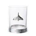 RAF Glass & Metal Whiskey Tumbler - Vulcan