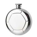 Harvey Makin Classic Hip Flask 5oz Mirror Polished - Football