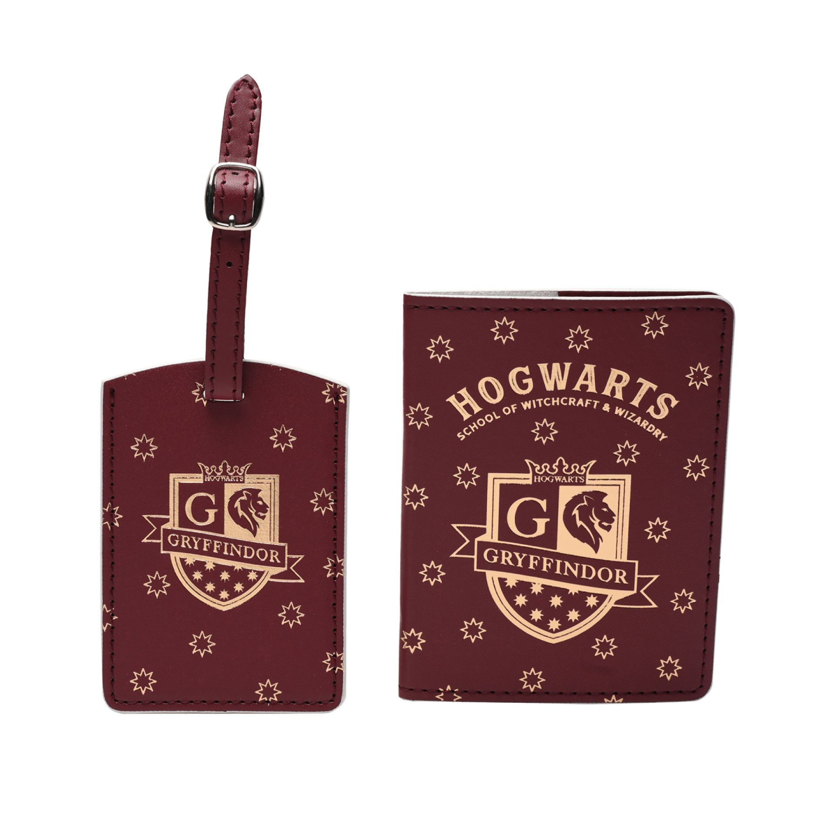 Warner Bros Harry Potter Alumni Passport Holder & Luggage Tag - Gryffindor