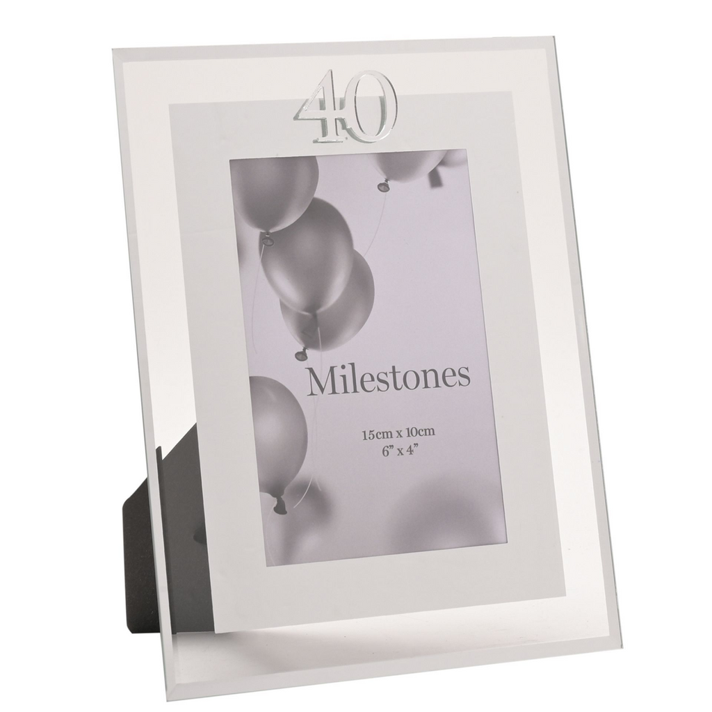 Milestones Mirror Border Frame 4" x 6" - 40