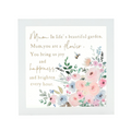 The Cottage Garden Framed Glass Plaque - Mum