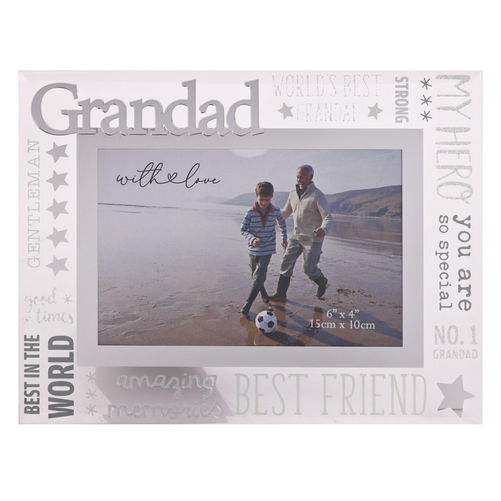 With Love Glass Frame With 3D - Grandad