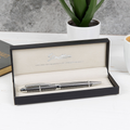 Stratton Roller Ball Pen - Silver & Black