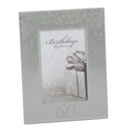 Milestones Glitter Mirror Frame 4" x 6" - 60th