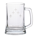 RAF Etched Glass Tankard - Red Arrows