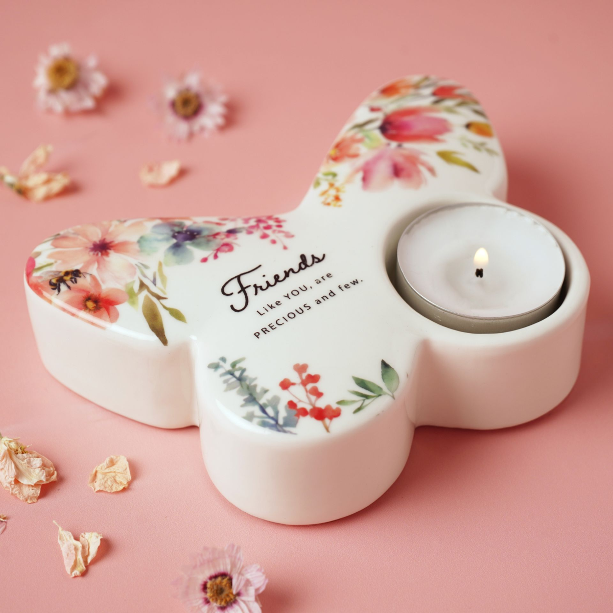 Butterfly Tealight Holder for Friends | Cottage Garden