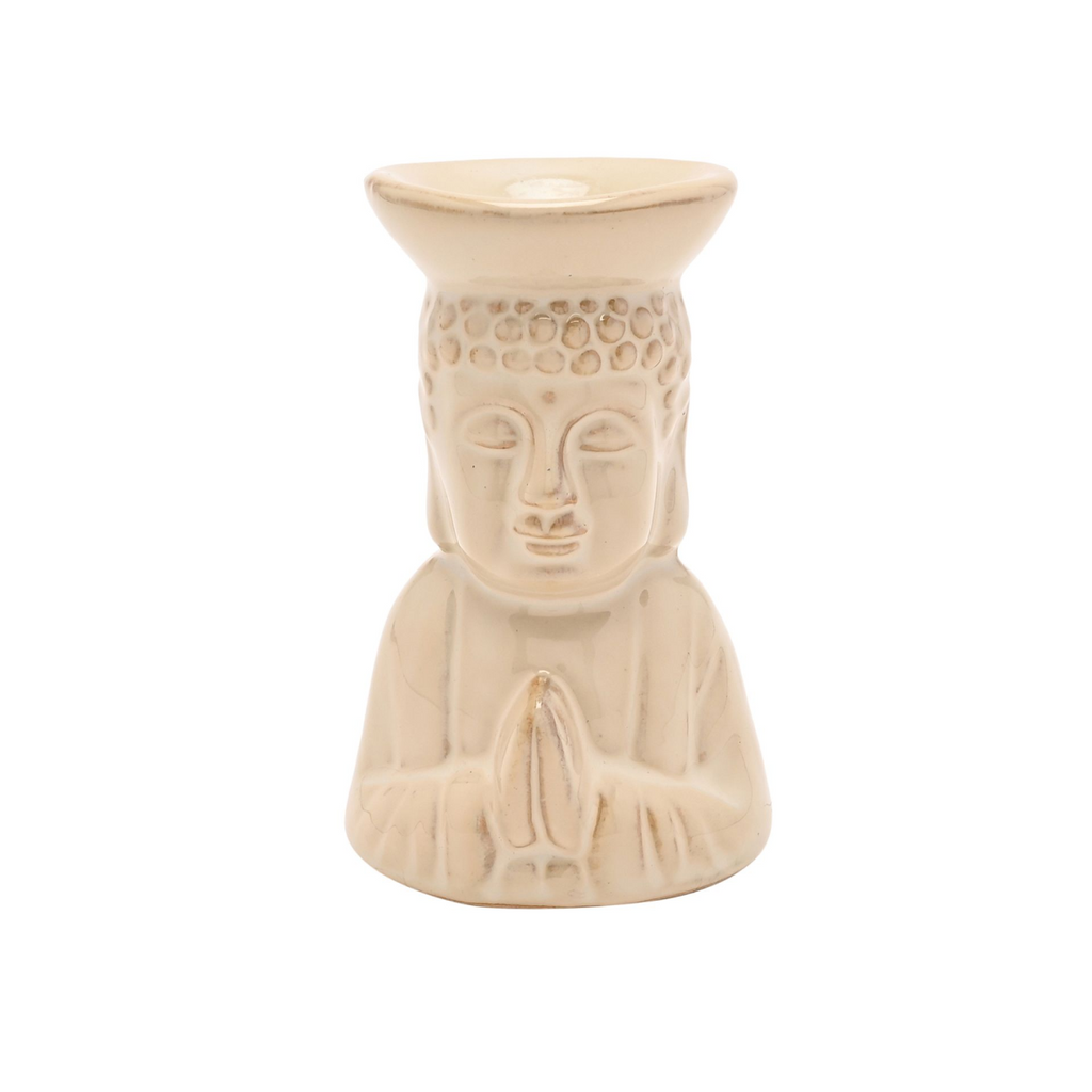 Serenity Buddha Oil Burner - Cream